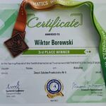 certyfikat i medal uczestnika
