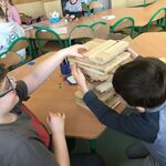 świetlicowa Jenga Jeremi walczy o punkty