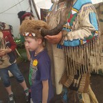 Chłopiec z Indianinem