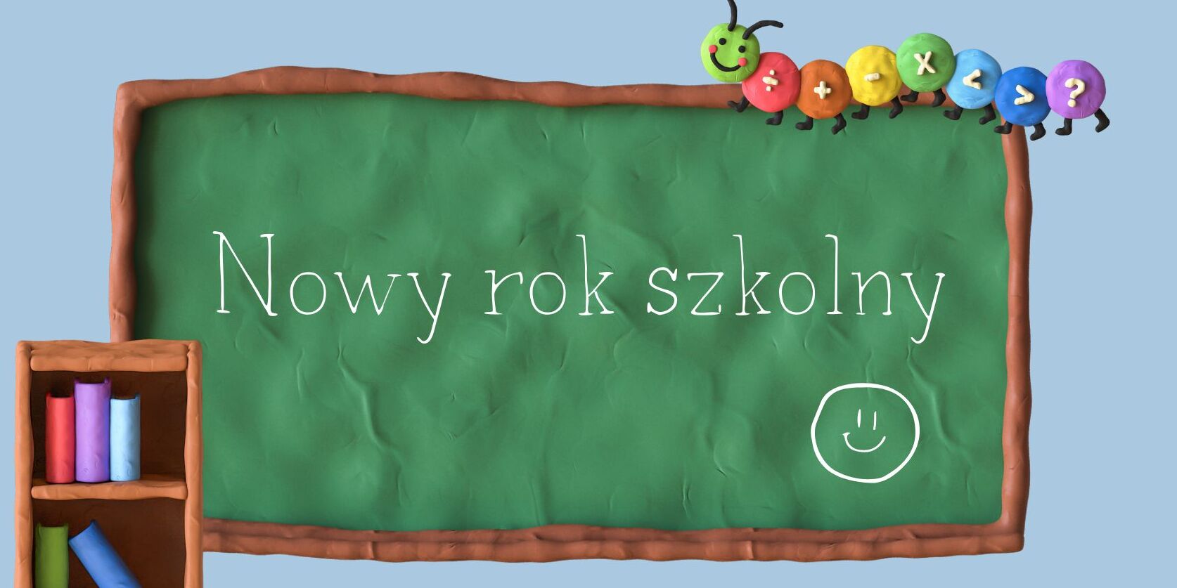 Napis nowy rok szkolny