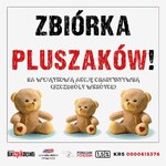 Plakat promujący zbiórkę pluszaków dla Fundacji Naszpikowani.