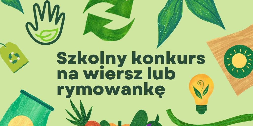 Plakat konkursu na wiersz o przyrodzie