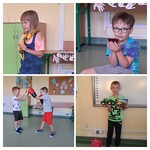 Uczniowie klasy 1c opowiadają co lubią robić w czasie wolnym