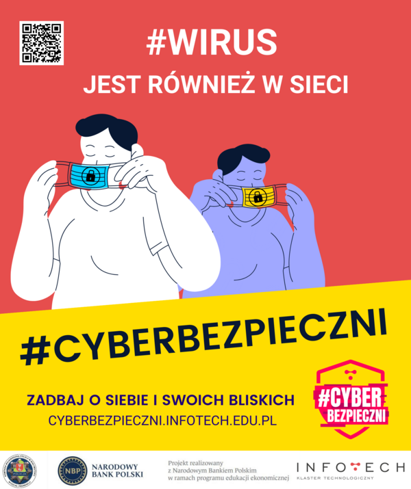 plakat pt. Wirus jest również w sieci