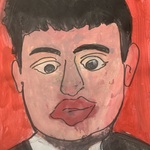 Portret namalowany przez ucznia