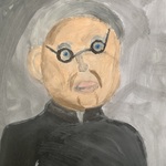 Portret namalowany przez ucznia