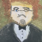 Portret namalowany przez ucznia
