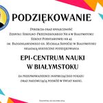 Dyplom z podziękowaniem
