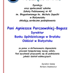 Dyplom z podziękowaniem