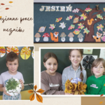 Jesienne prace uczniów