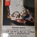 podziękowanie dla szkoły od Szlachetnej Paczki