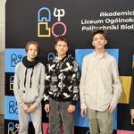 zespół siódmoklasistów na konkursie Naboj Junior