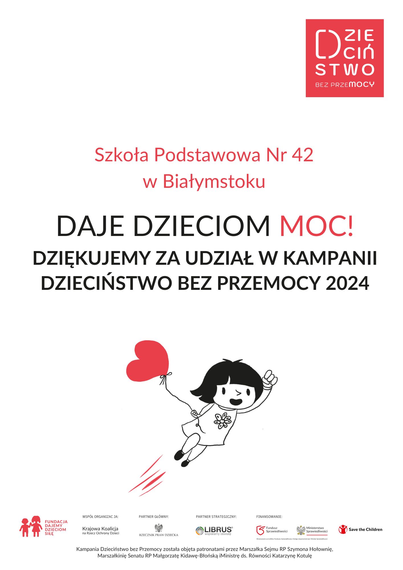 Podziękowania - grafika