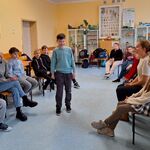 Klasa 4b na warsztatach - dzieci wypowiadają się