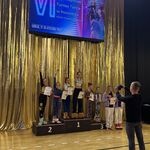 Uczestnicza Ogólnopolskiego Turnieju Tańca w Powietrzu na podium