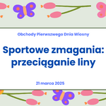Kolorowy napisz: Sportowe zmagania. Przeciąganie liny