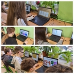 Uczniowie sprawdzają swoją wiedzę dotyczącą pierwszej pomocy w ćwiczeniach interaktywnych