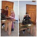 Dziewczynki wykonują pocztówki wielkanocne.jpg