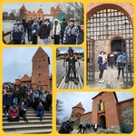 Uczniowie zwiedzają Troki_ miasto na Litwie