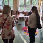 zadanie z rzucaniem woreczka na tarczę
