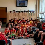 Młodzi kibice Jagieloni spotkali sie z piłkarzami