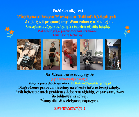 Październik jest Międzynarodowym Miesiącem Bibliotek Szkolnych