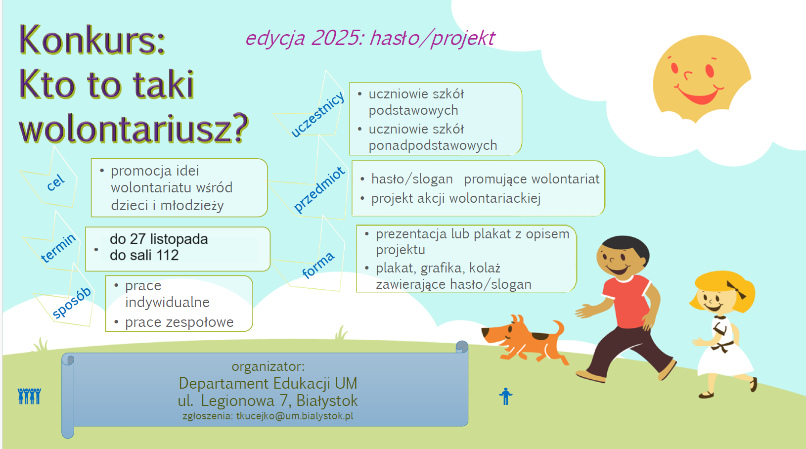 Plakat konkursu.