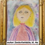 Portret nauczyciela. Autor: Zosia Keńdzia 4a