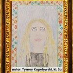 Portret nauczyciela. Autor: Tymon Kapelewski 2a