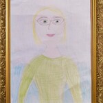 Portret nauczyciela. Autor - Ada Walentukiewicz, 3c