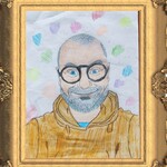 Portret nauczyciela. Autor - Weronika Kościelecka 3c