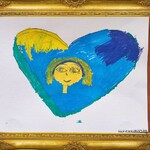 Portret nauczyciela. Autor - Hania Walesieniuk