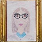 Portret nauczyciela. Autor - Hanna Walesieniuk 2a