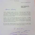 List od Pani Prezydentowej do uczniów naszej szkoły