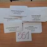 ​koperty z napisanymi listami
