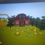 Dom z ogrodem w Minecratf