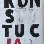 Plakat z napisem Konstytucja