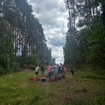 Zmagania uczniów podczas integracji na wycieczce