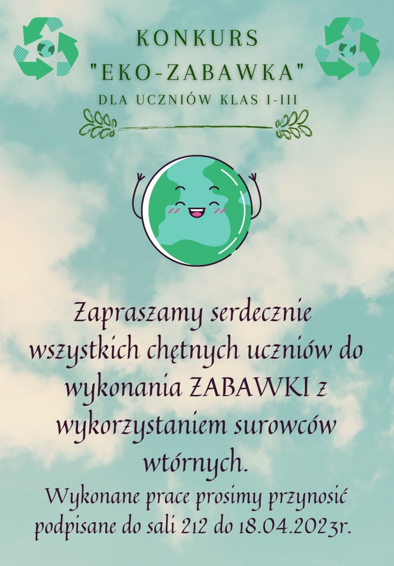 Zapraszamy serdecznie wszystkich chętnych uczniów do wykonania pracy plastycznotechnicznej przedstawiającej zabawkę