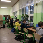 Uczestnicy konkursu o tytuł Mistrza Klawiatury-uczniowie młodsi.JPG