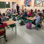 Spotkanie z pracownikami staży miejskiej w klasach młodszych
