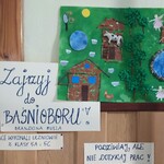 makieta Baśnioboru wykonana przez ucznia