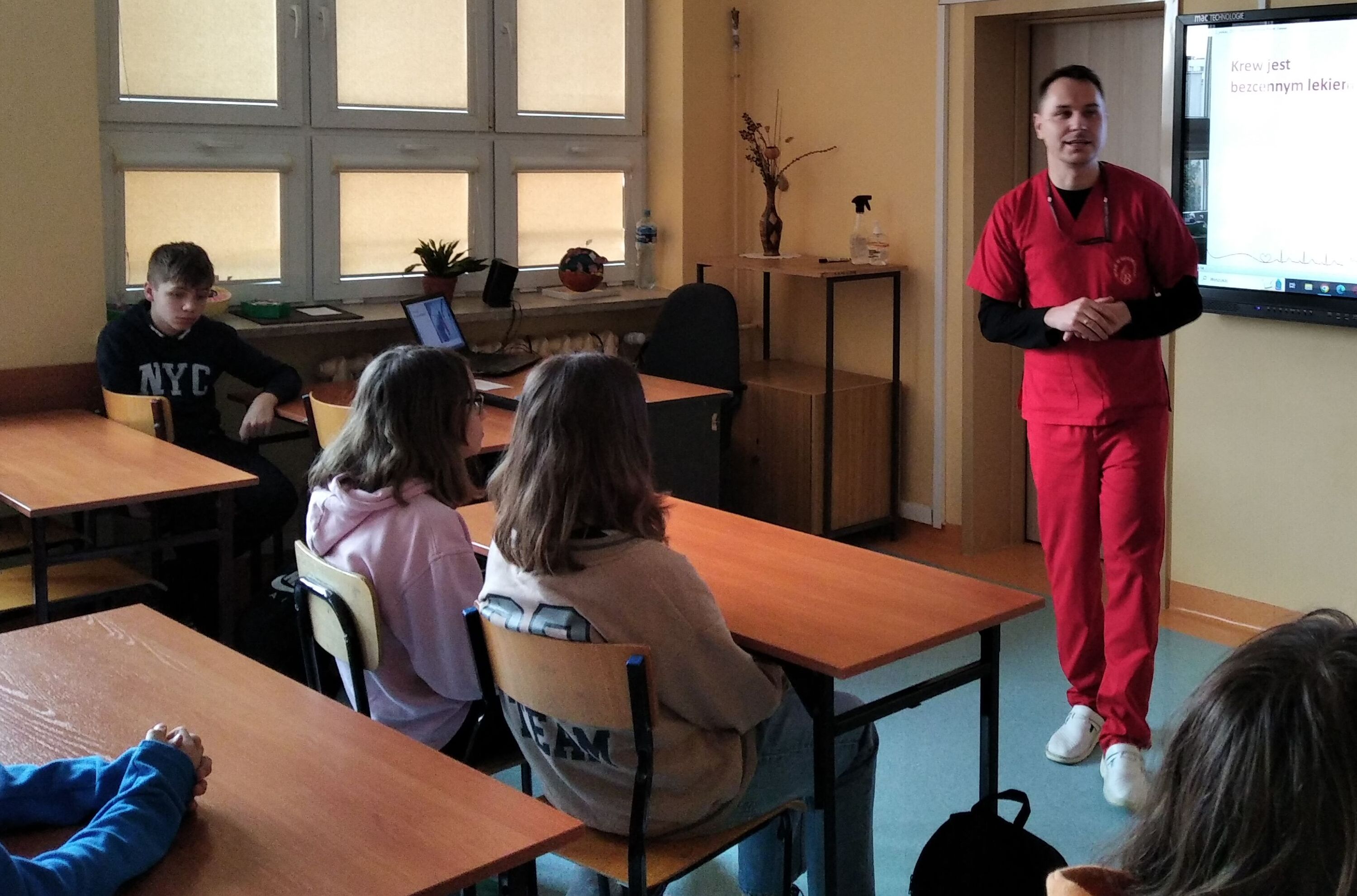 Zajęcia w ramach kampanii - Twoja krew – moje życie
