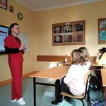 Zajecia w ramach kampanii Twoja krew – moje życie w klasie 7a