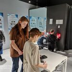 uczniowie na zajęciach w Epi-Centrum