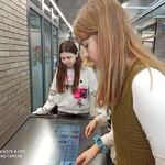 uczniowie na zajęciach w Muzeum Pamięci Sybiru